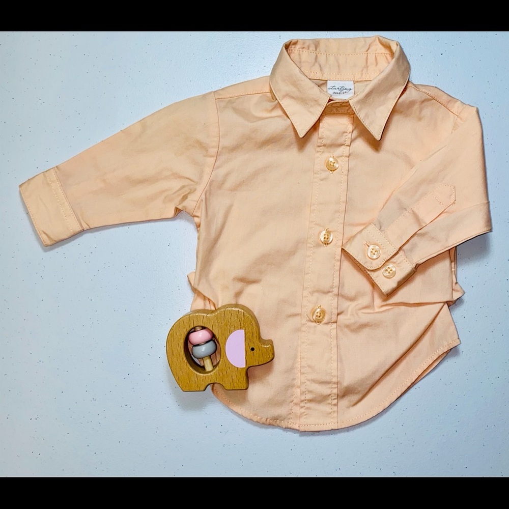 Starting out peach dress shirt